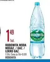 E.Leclerc Woda delikatnie gazowana Rodowita Z Roztocza oferta