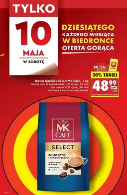 Biedronka Kawa ziarnista MK Cafe Select 1kg oferta