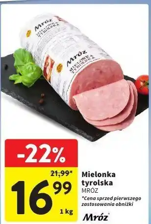 Intermarche Mielonka tyrolska 1kg MRÓZ oferta