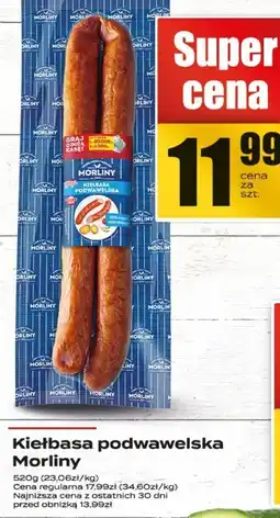 Supeco Kiełbasa podwawelska Morliny oferta