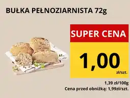 Supeco Bułka pełnoziarnista 72g Supeco oferta