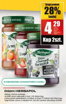 Supeco Dżem Herbapol 280g oferta