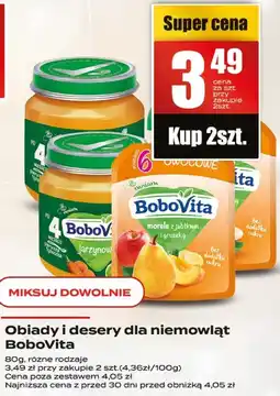 Supeco Obiadek BoboVita jarzynowy 80g oferta