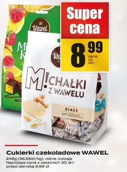 Supeco Cukierki czekoladowe Wawel Michałki z Wawelu białe 245g oferta
