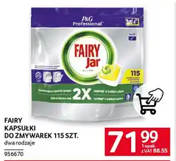 Selgros Fairy kapsułki do zmywarek oferta