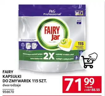 Selgros Fairy kapsułki do zmywarek oferta