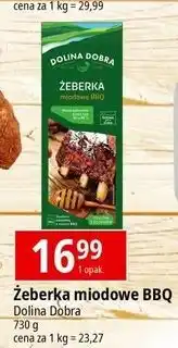 E.Leclerc Żeberka miodowe bbq Dolina Dobra oferta