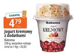 E.Leclerc Jogurt z wiśnią, czereśnia i granolą Bakoma Kremowy oferta
