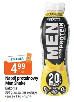 E.Leclerc Shake waniliowy Bakoma Men Protein oferta