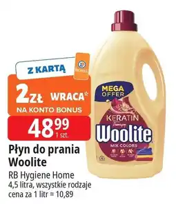 E.Leclerc Płyn do prania mix colors Woolite Keratin oferta