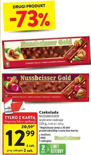 Intermarche Czekolada Nussbeisser oferta