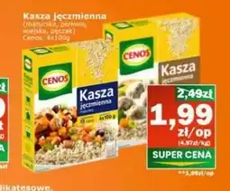 Społem Cenos Kasza jęczmienna perłowa 400 g (4 torebki) oferta
