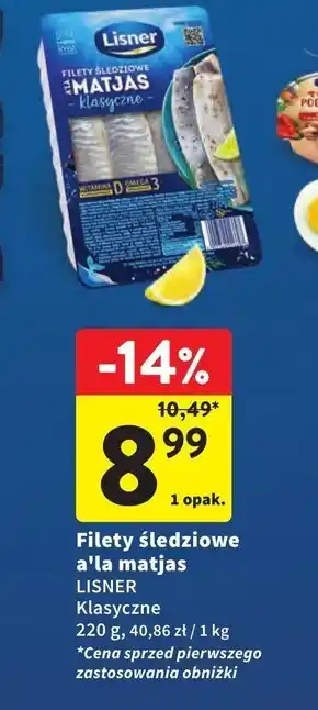 Intermarche Filety śledziowe Lisner oferta
