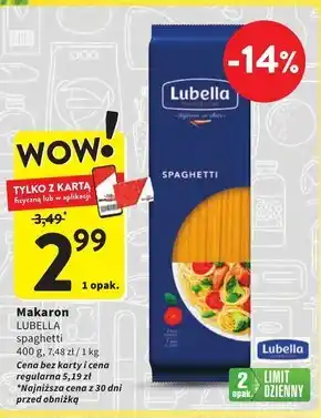 Intermarche Makaron Lubella oferta