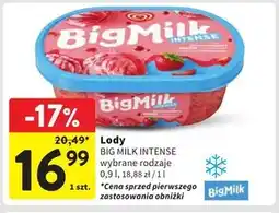 Intermarche Lody Big Milk oferta