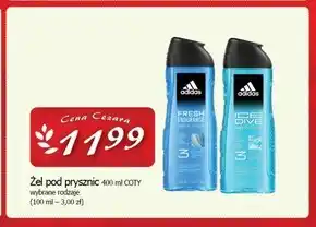 Cezar Delikatesy Adidas Ice Dive Żel do mycia 3w1 400 ml oferta