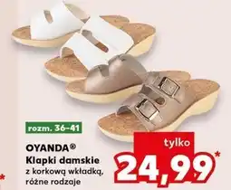 Kaufland Klapki damskie Oyanda oferta