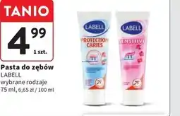 Intermarche Pasta do zębów Labell oferta