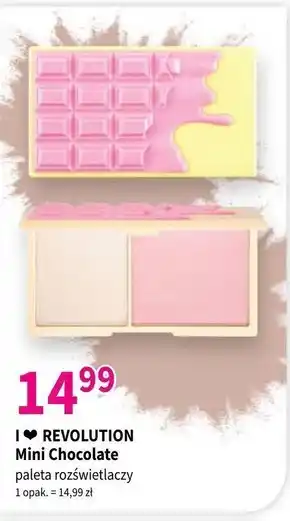 Drogerie Polskie Paleta rozświetlaczy I love revolution oferta