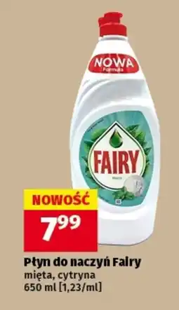 Społem Fairy Skóra Wrażliwa Tea Tree & Mint Płyn Do Mycia Naczyń, Delikatny Dla Skóry 650 ML oferta