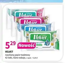 Drogerie Polskie Papier nawilżany Velvet oferta