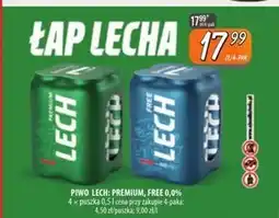 Społem Szczecin Piwo Lech oferta