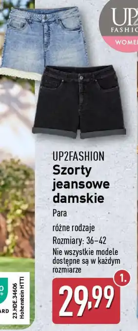ALDI UP2FASHION Szorty jeansowe damskie oferta