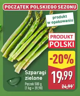 ALDI Szparagi zielone oferta