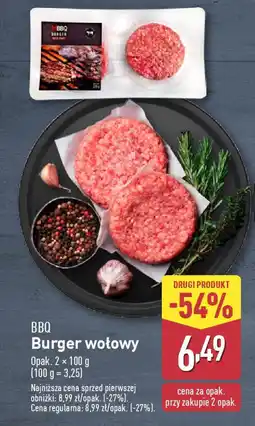 ALDI BBQ Burger wołowy oferta