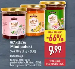 ALDI GRANDESSA Miód polski oferta