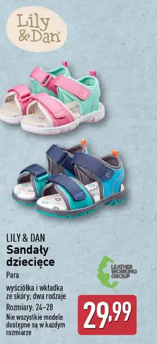 ALDI LILY & DAN Sandały dziecięce oferta