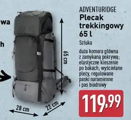 ALDI ADVENTURIDGE Plecak trekkingowy 65 l oferta