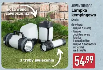 ALDI ADVENTURIDGE Lampka kempingowa oferta