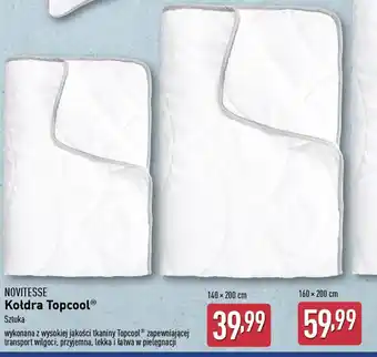 ALDI NOVITESSE Kołdra Topcool oferta