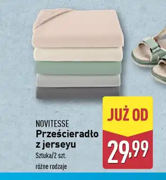 ALDI NOVITESSE Prześcieradło z jerseyu oferta