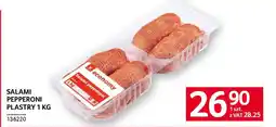Selgros Salami pepperoni plastry oferta