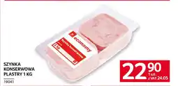 Selgros Szynka konserwowa plastry oferta