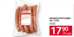 Selgros Kiełbasa zwyczajna oferta
