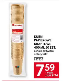Selgros Kubki papierowe kraftowe oferta