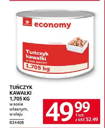 Selgros Tuńczyk kawałki oferta
