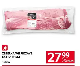 Selgros Żeberka wieprzowe extra paski oferta