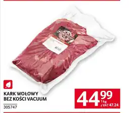 Selgros Kark wołowy bez kości vacuum oferta