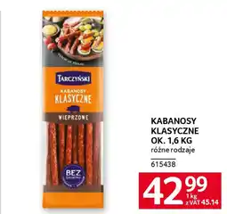 Selgros Kabanosy klasyczne oferta