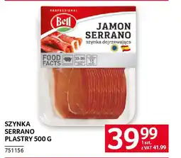 Selgros Szynka serrano plastry oferta