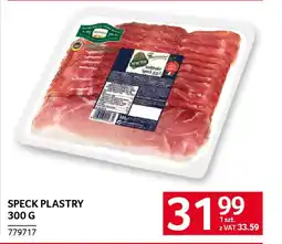 Selgros Speck plastry oferta
