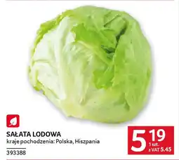 Selgros Sałata lodowa oferta