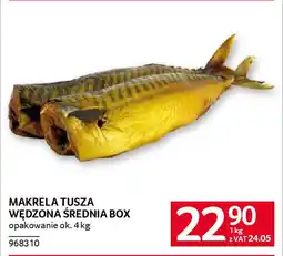 Selgros Makrela tusza wędzona średnia box oferta