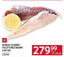 Selgros Dorsz czarny filety bez skóry oferta