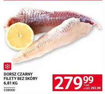 Selgros Dorsz czarny filety bez skóry oferta