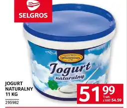 Selgros Jogurt naturalny oferta